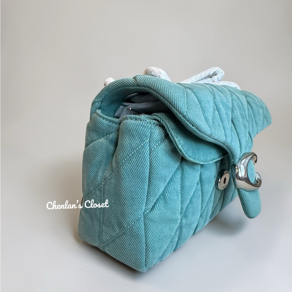 NWT Coach Denim Tabby Quilted 26 Convertible Shoulder Bag - Picture 9 of 16